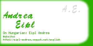 andrea eipl business card